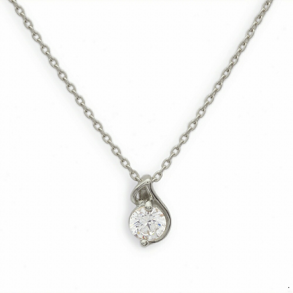 ペンダントトップ PT900 プラチナ 天然石 J イニシャルモチーフの一粒ペンダント 主石の直径約3.8mm ペンダントヘッドのみ｜900pt 貴金属 ジュエリー レディース メンズ｜ジュエリー＆ネックレス RUBBY