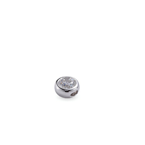 ペンダントトップ PT900 プラチナ 天然石 一粒スルーペンダント 主石の直径約3.8mm 伏せ込み ペンダントヘッドのみ|900pt 貴金属 ジュエリー レディース メンズ|ジュエリー&ネックレス RUBBY