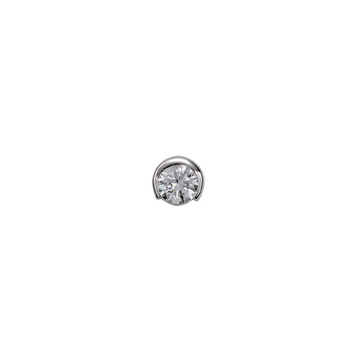 ペンダントトップ PT900 プラチナ 天然石 一粒スルーペンダント 主石の直径約4.4mm レール留め ペンダントヘッドのみ|900pt 貴金属 ジュエリー レディース メンズ|ジュエリー&ネックレス RUBBY