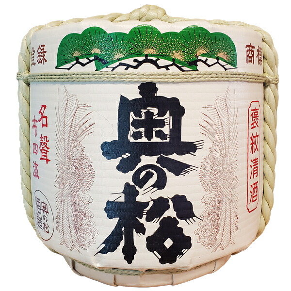 飾り樽 奥の松 4斗樽 72Lsize ディスプレイ樽 伝統工芸品 Japanese　Decorative barrel