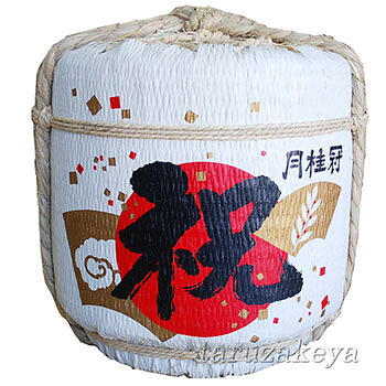 月桂冠祝い樽 2斗樽1斗入り 18L/36L 上底樽 祝樽 菰樽 鏡開き 受注生産｜樽酒屋　樽酒・飾樽・祝酒の専門店 52,800円