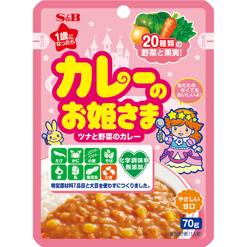 楽天市場】カレーの王子さま レトルト 70ｇ（アレルギー特定原材料等28品目不使用）【カレーライス/子供用/お子様向け/幼児用/化学調味料無添加/ アレルギー対応/王子様/おうじさま/エスビー/楽天/通販】【05P09Jul16】 : エスビー食品公式 楽天市場店