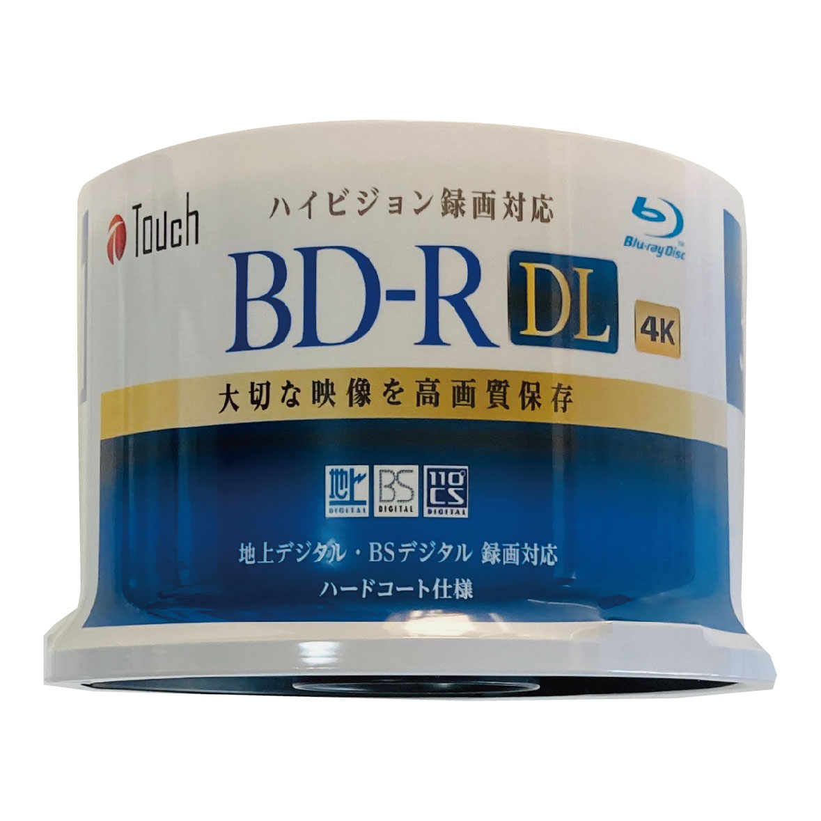 楽天市場】BD-R DL 50GB DL5枚 録画用 ブルーレイディスクDL 片面2層式 1-6倍速 保証期間1年保証あり 大手メーカー同工場製  国内カスタマーあり 当日受付 最短当日発送 BD-R50DL5 プラケース 5枚パック Touch（E-セレクト) : EセレクトShop楽天市場店