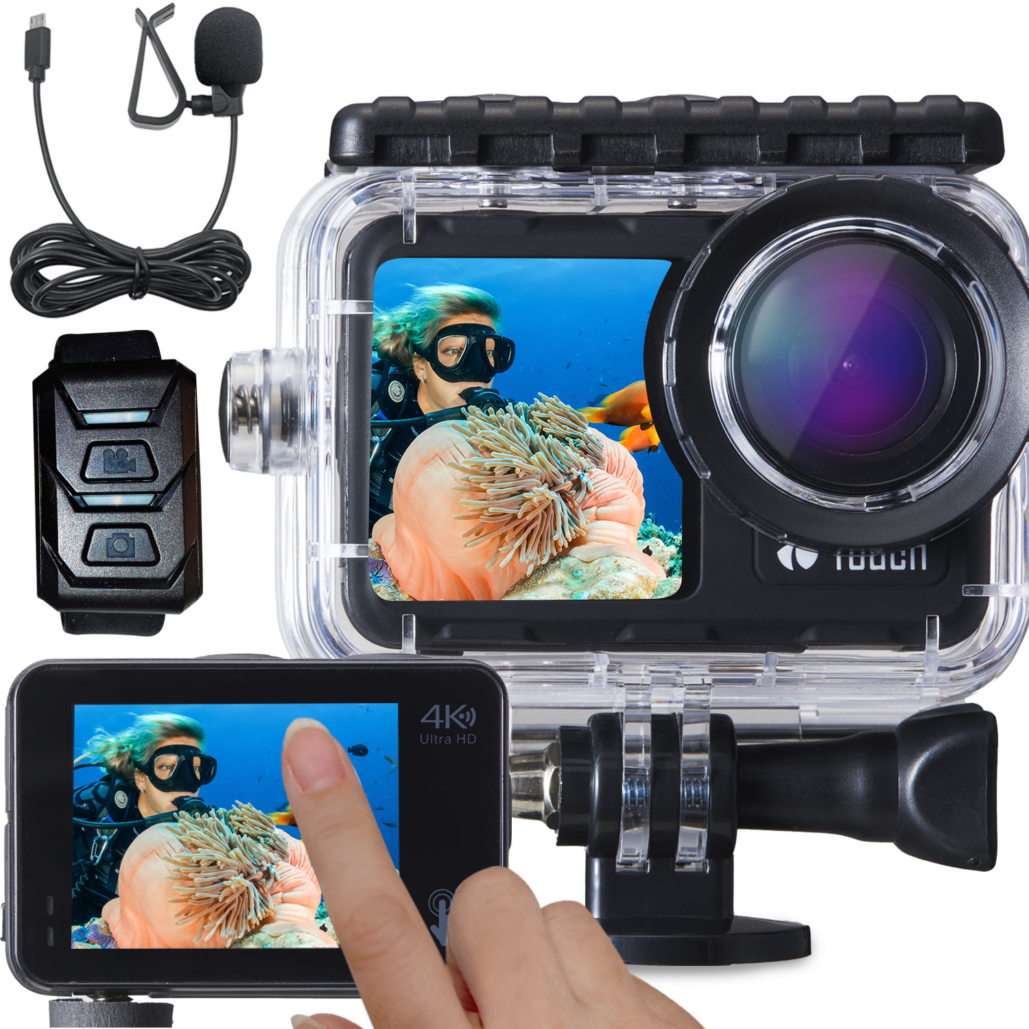 激安正規品 アクションカメラ 30m防水 Action Camera ポジカメ 32gb Microsd セット アクションカメラ 小型4k高画質録画 手ブレ補正 防水 防塵 Wifi スマホ 日本語説明書 国内正規販売品 安心の日本語カスタマー ウェアラブルカメラ アクションカム