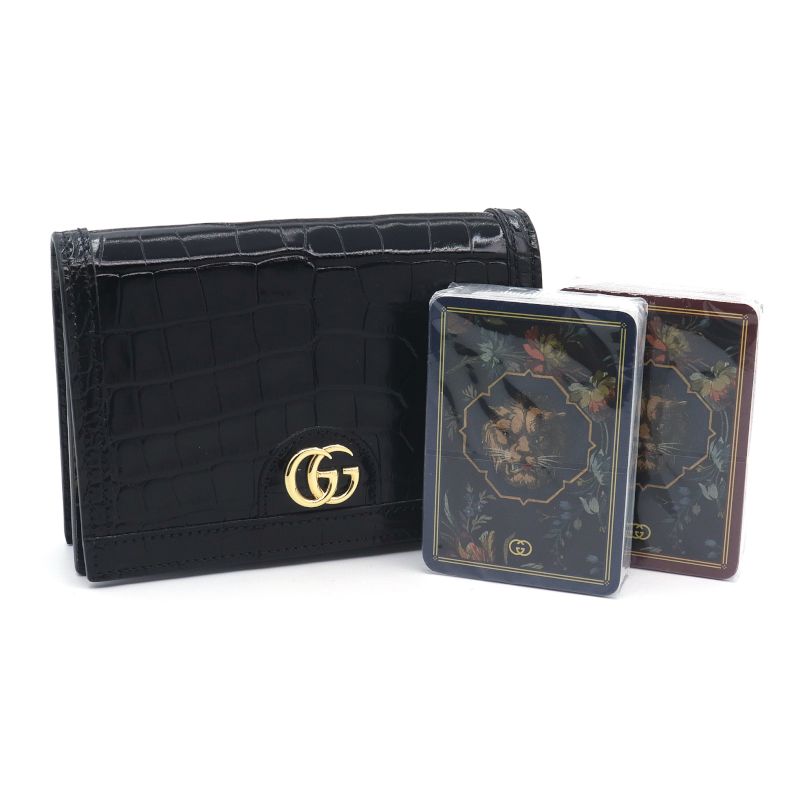 Gucci カードホルダートランプ2組付き 楽天市場】【新品】GUCCI グッチ ダブルG ダブル トランプセット