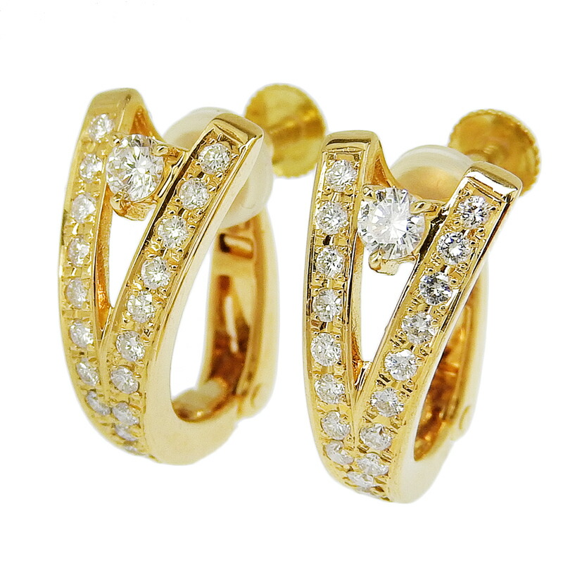 楽天市場】[返品OK] 約5mmパールイヤリング K18YG 合計0.04ct