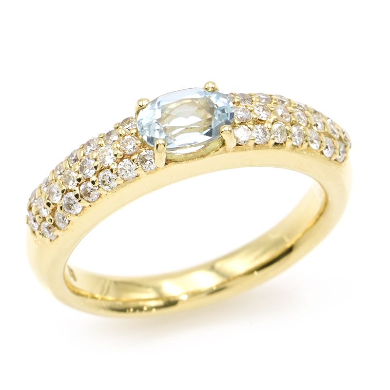 楽天市場】アクアマリン 2.055ct リング 12号 PT900 プラチナ