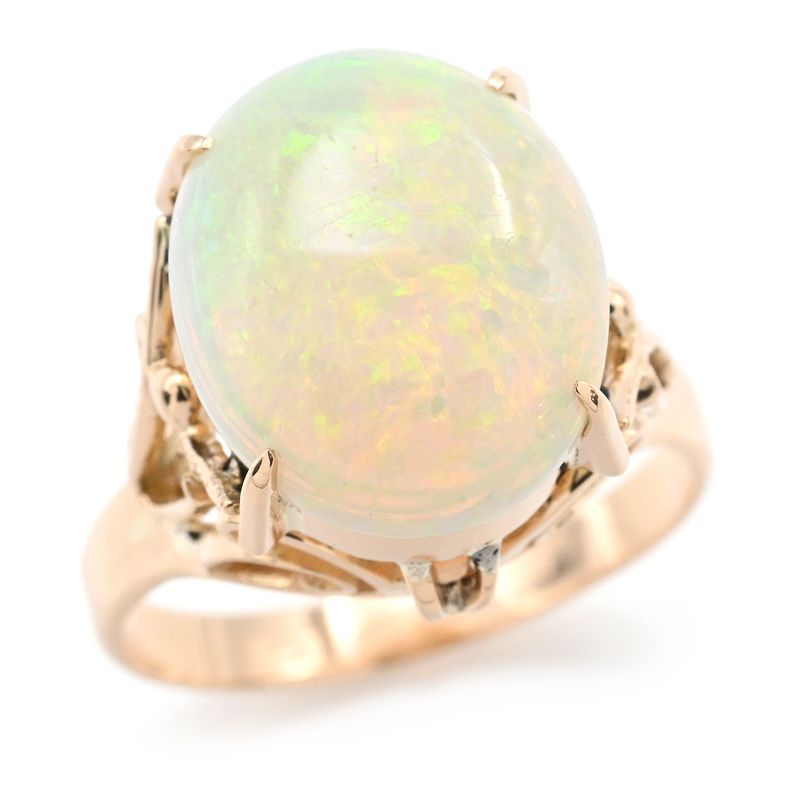 楽天市場】ホワイトオパール 3.64ct リング 12号 PT900 プラチナ