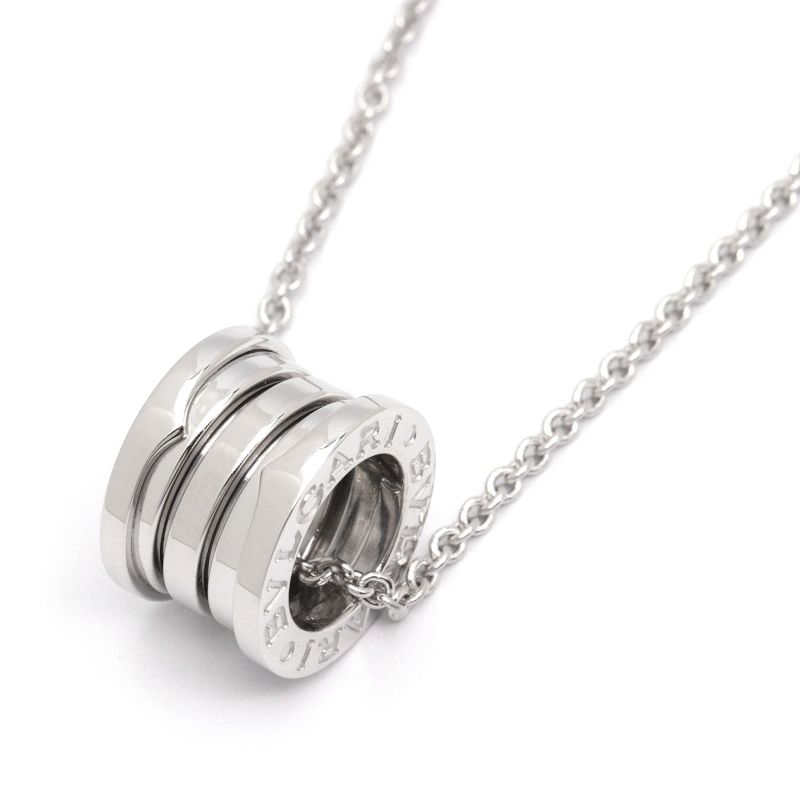 [返品OK] ブルガリ ビーゼロワンネックレス K18WG B.zero1ネックレス ビーゼロワンペンダント 新品仕上済 ホワイトゴールド 地金12.1g 【中古】【送料無料】｜コレクションシバ