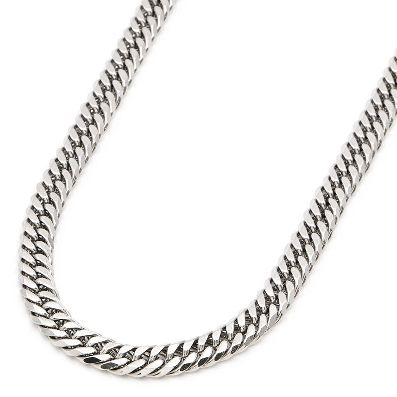 [返品OK] 喜平ネックレス 6面ダブル 45cm 64.8g Pt850 造幣局検定刻印 プラチナ キヘイネックレス【中古】【送料無料】