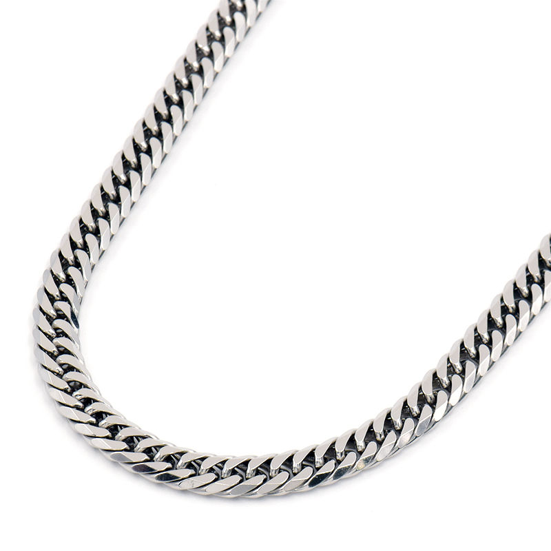[返品OK] 喜平ネックレス 6面ダブル 50cm 50.4g Pt850 造幣局検定刻印 プラチナ キヘイネックレス【中古】【送料無料】