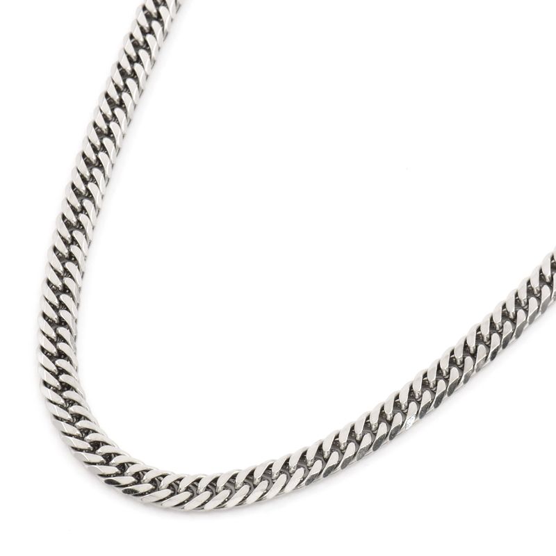 [返品OK] 喜平ネックレス 6面ダブル 60cm 30.8g Pt850 造幣局検定刻印 プラチナ キヘイネックレス【中古】【送料無料】