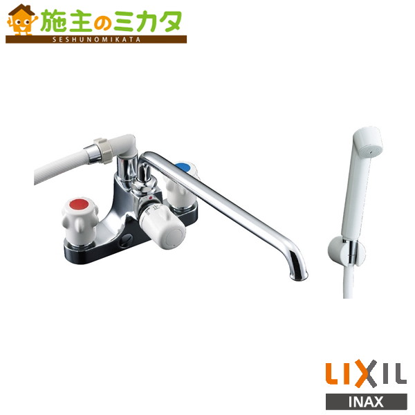 INAX LIXIL 【BF-M607H-GA】 ２ハンドルシャワーバス水栓 一時止水付 水栓金具 ２ハンドル混合水栓 ミーティス 浴室用 リクシル