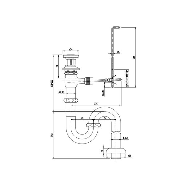 INAX LIXIL 【LF-7SAL】 ポップアップ式水抜きＳ落とし穴 洗面器 室内用便器器 リクシル