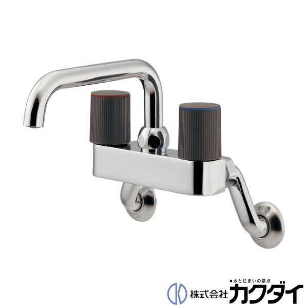 カクダイ KAKUDAI【124-003】2ハンドル混合栓