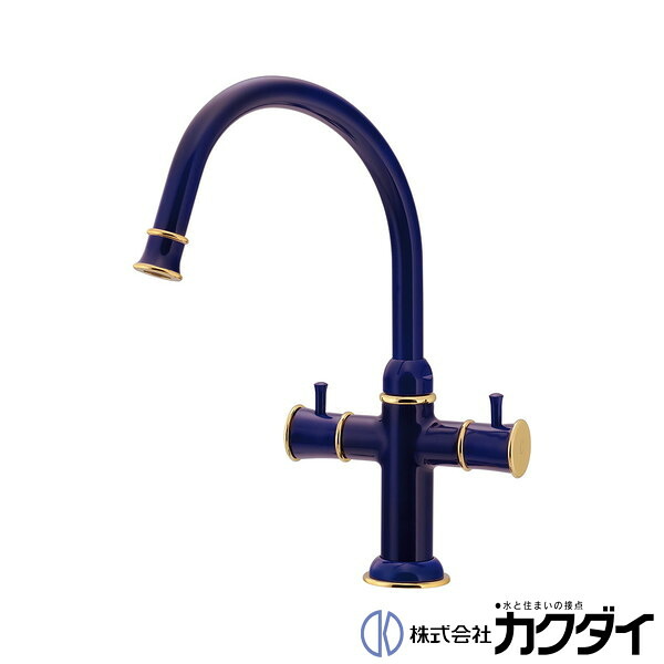 カクダイ KAKUDAI【150-455】2ハンドル混合栓