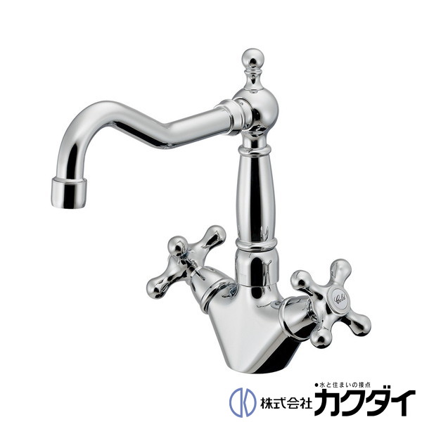 カクダイ KAKUDAI【150-462】2ハンドル混合栓|施主のミカタ