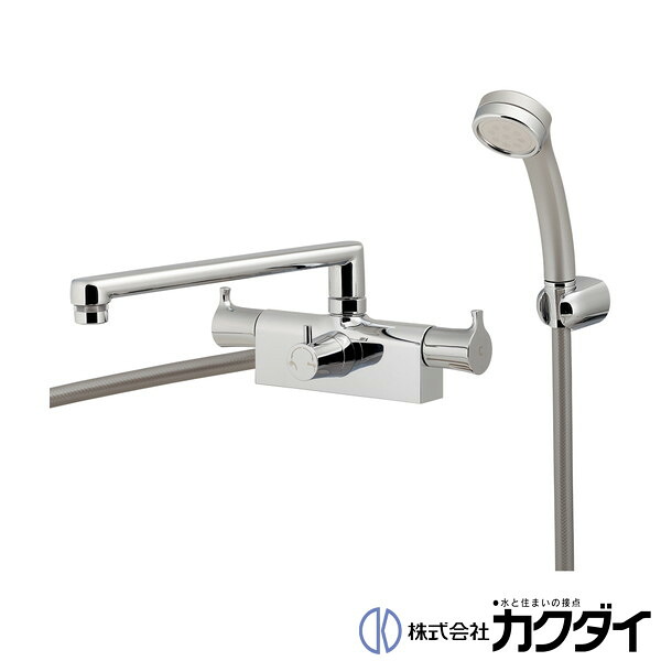 カクダイ KAKUDAI【152-232】2ハンドルシャワー混合栓｜施主のミカタ