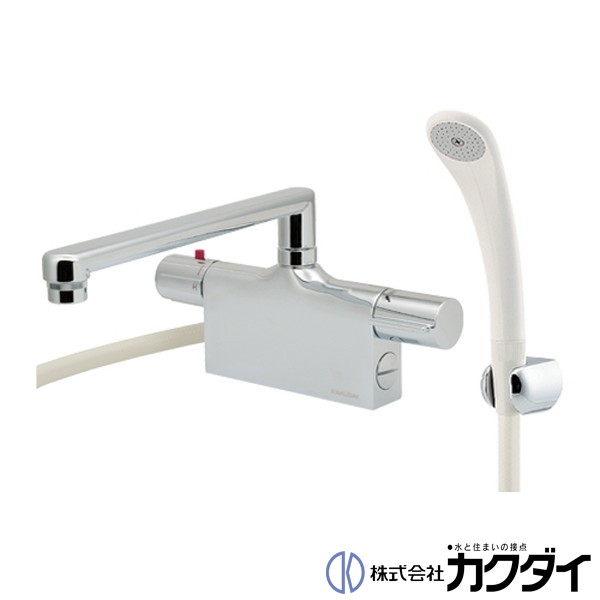 カクダイ KAKUDAI【175-013K】サーモスタットシャワー組みあわせる栓(甲板印字機)
