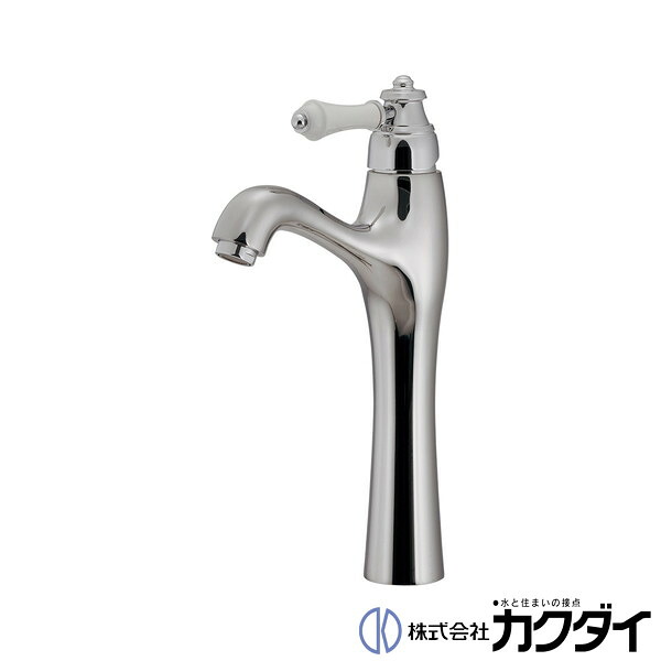 カクダイ KAKUDAI【183-332】シングルレバー混合栓(トール) 27,208円