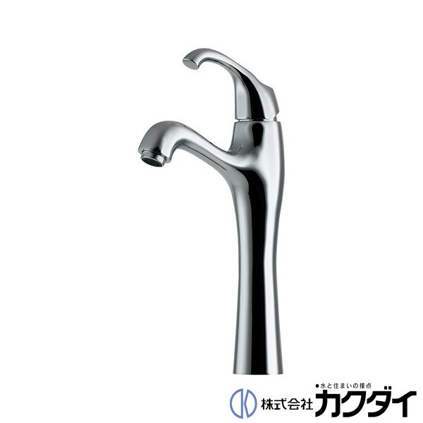 カクダイ KAKUDAI【183-338】シングルレバー混合栓(トール)｜施主のミカタ