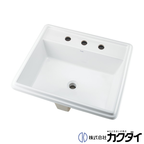 カクダイ KAKUDAI※製造会社直送のみ※【493-152】※角型洗面器 3大広間