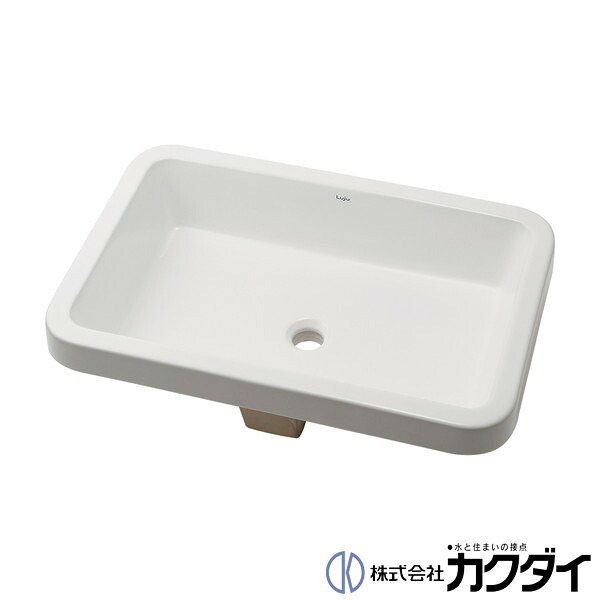 カクダイ KAKUDAI※メーカー直送のみ※【493-169】※角型洗面器｜施主のミカタ 23,134円