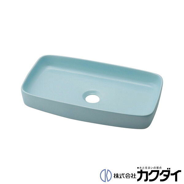 カクダイ KAKUDAI※製造会社直送のみ※【493-242-B】※角型幼児用便器器 フロストミント 瀬戸もの製（美濃焼）
