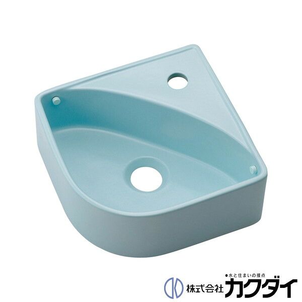 カクダイ KAKUDAI※メーカー直送のみ※【493-243-B】※壁掛手洗器 フロストミント 陶器製(美濃焼)|施主のミカタ