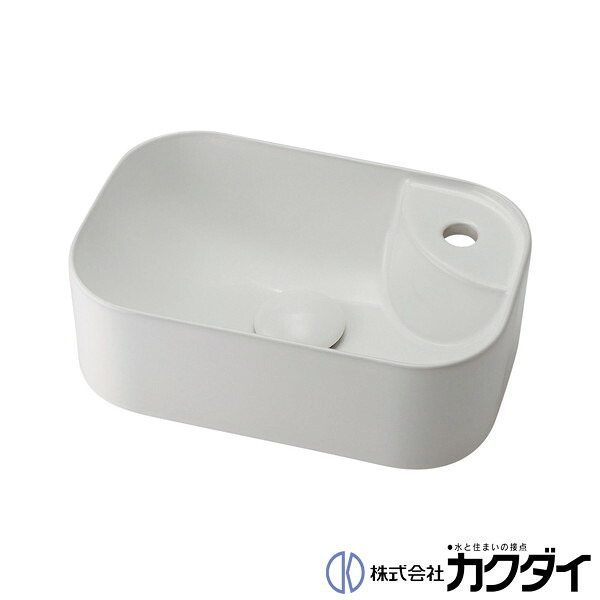 カクダイ KAKUDAI※製造業者直送のみ※【493-273-W】※角型室内用便器器 白いこと