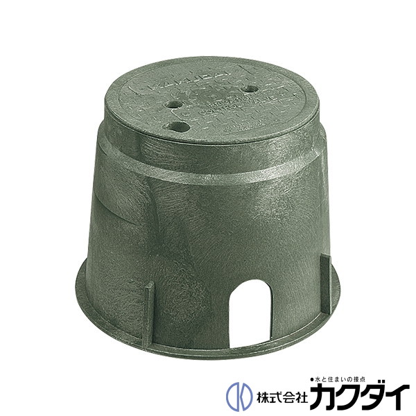 カクダイ KAKUDAI【504-011】電磁弁ボックス(丸型)|施主のミカタ