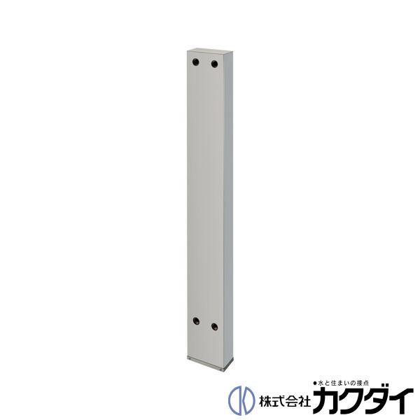 カクダイ KAKUDAI【624-550S-150】※厨房用ステンレス水栓柱(横形水栓用) 20×1500