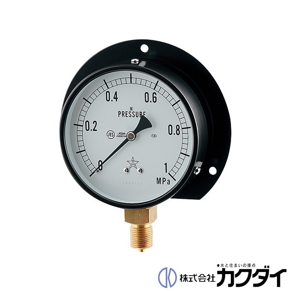 カクダイ KAKUDAI【649-874-04F】蒸気用圧力計(一般用･Bタイプ)