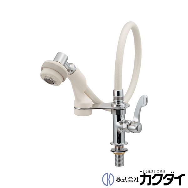 カクダイ KAKUDAI【700-732-13QR】厨房用立形シャワー水栓