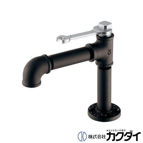 カクダイ KAKUDAI【721-267-D】インダストリアル立水栓 マットブラック 13,298円