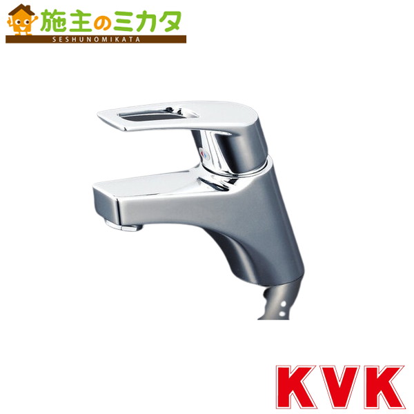 KVK 【KM7001THP】 洗面用シングルレバー式混合栓 ポップアップ式 混合水栓 14,793円