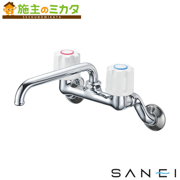 三栄水栓 SANEI【K21-W-13】ツーバルブ混合栓