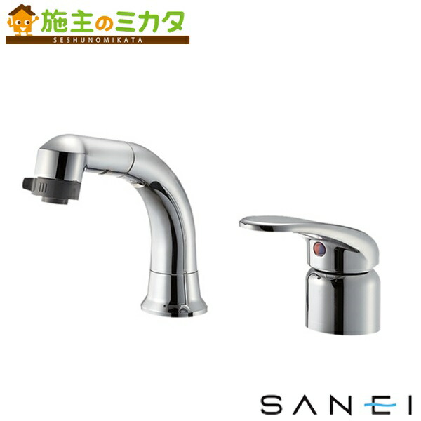 楽天市場】三栄水栓 SANEI 【K3703JV-13】 シングルスプレー混合