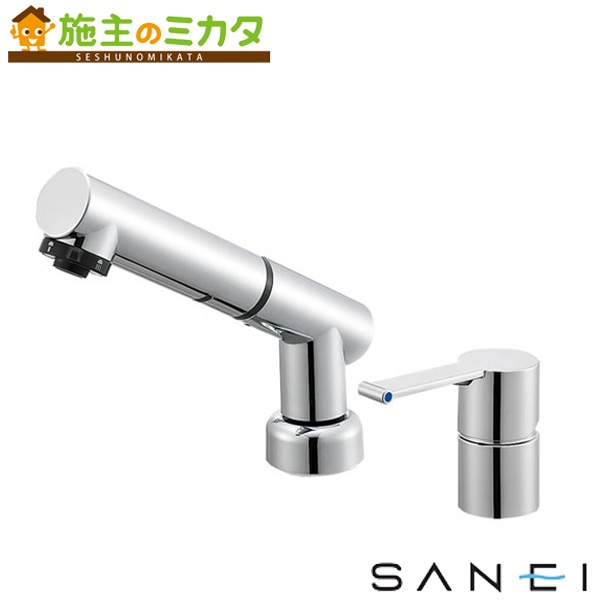 三栄水栓 SANEI 【K37510JKZ-13】 シングルス掻きならす練りあわせる栓 練りあわせる水栓