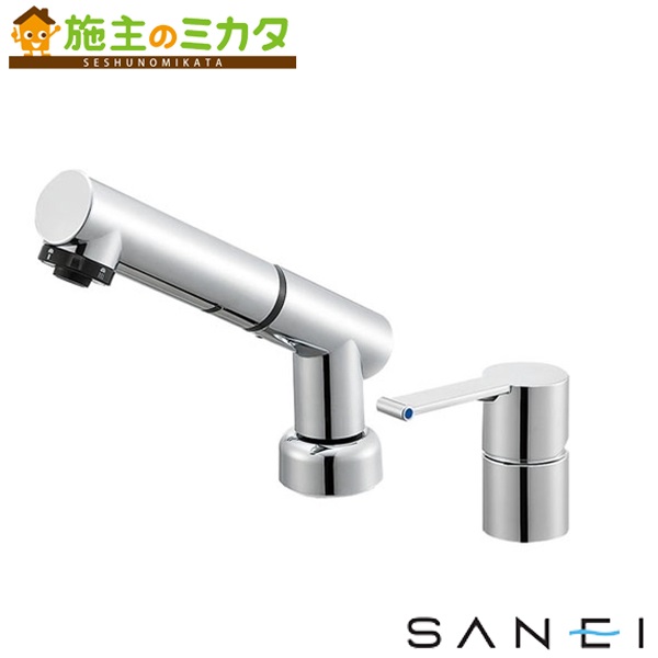 【店卸し資産あり】三栄水栓 SANEI 【K37510JVZ-13】 シングルス掻きならす雑ぜ合わせる栓 雑ぜ合わせる水栓