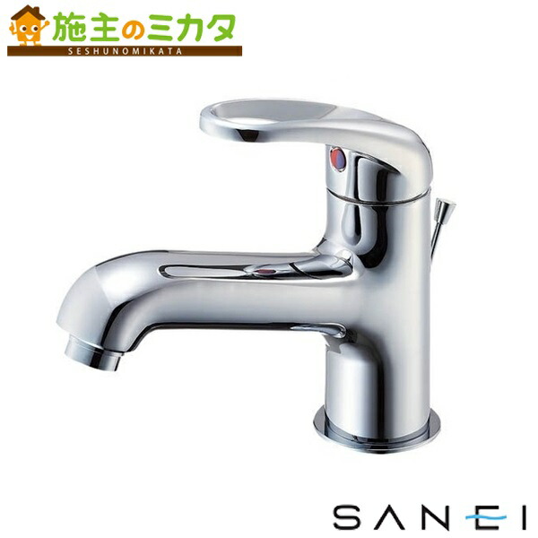 三栄水栓 SANEI 【K4710PJK-13】 シングルワンホール洗面混合栓 寒冷地用 混合水栓|施主のミカタ