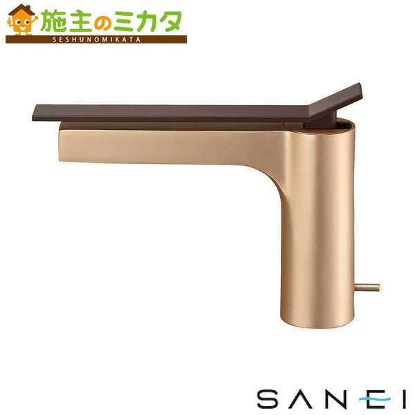 三栄水栓 SANEI【K4732PJV-MCGP-13】シングルワンホール洗面混合栓
