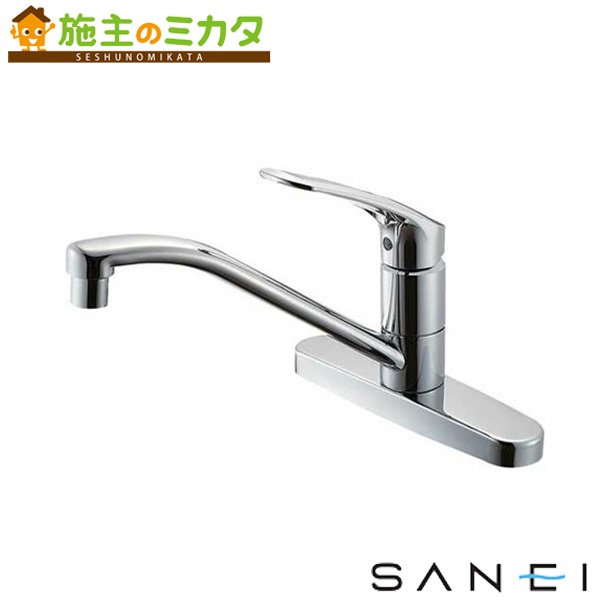 三栄水栓 SANEI 【K676EK-13】 シングル台付混合栓 寒冷地用 混合水栓