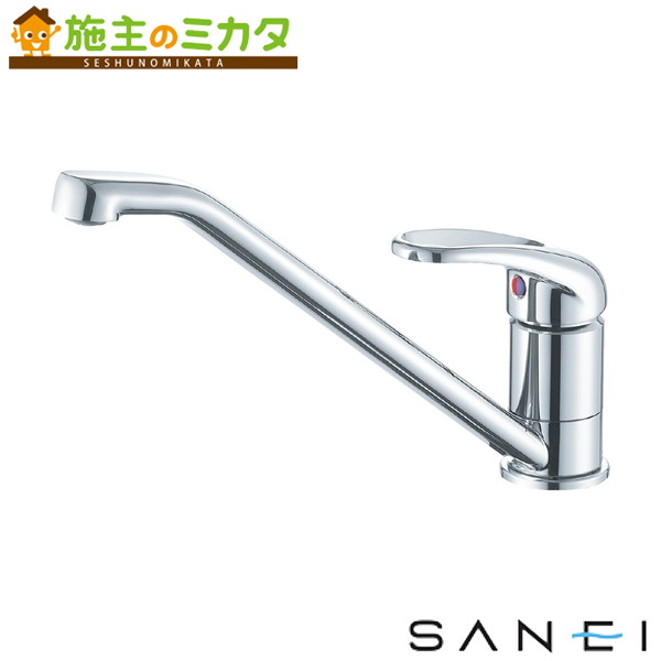 三栄水栓 SANEI【K87111EJV-13】シングルワンホール交ぜあわせる栓