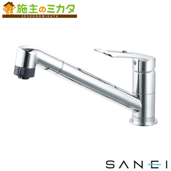 三栄水栓 SANEI【K8711MEJK-13】シングルワンホール切替シャワー混合栓