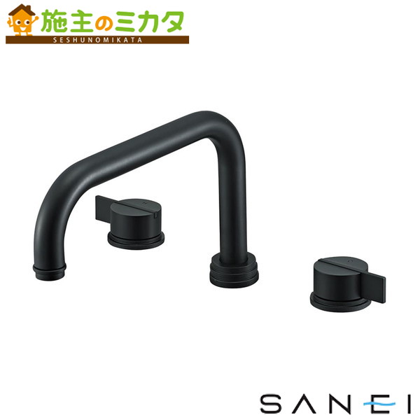 三栄水栓 SANEI【K91410-MDP-13】ツーバルブデッキ雑ぜ合わせる栓 受注生み出すこと品