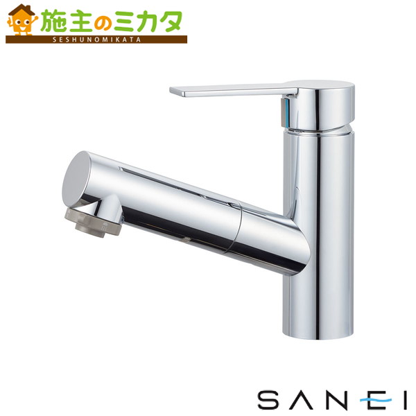 三栄水栓 SANEI【K37532EJ】シングルス掻きならす雑ぜ合わせる栓（洗髪用） 雑ぜ合わせる水栓 洗面所