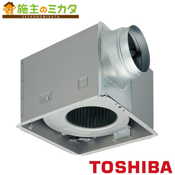 東芝 ダクト用換気扇 【DVF-XT23QDA】※ 低騒音形 ACモータータイプ 大風量 強弱付(弱特性標準) ルーバー別売タイプ ★