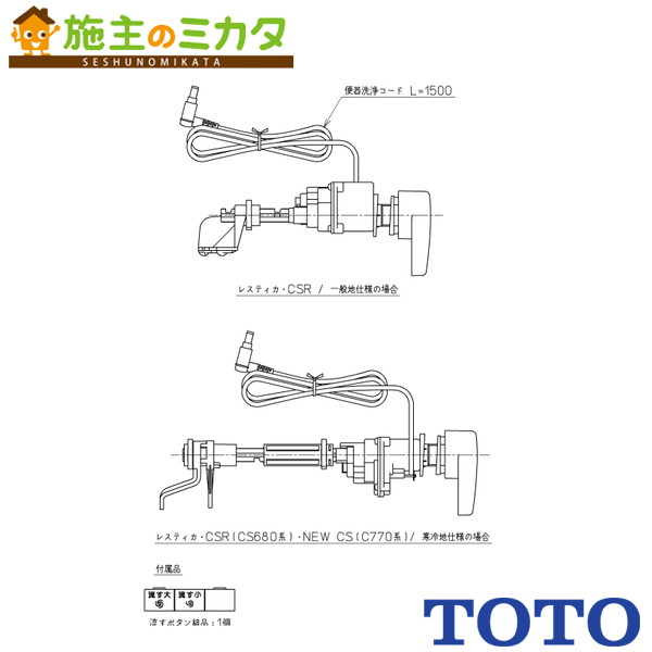 TOTO 便器洗浄ユニット 【TCA321】部材 トイレ