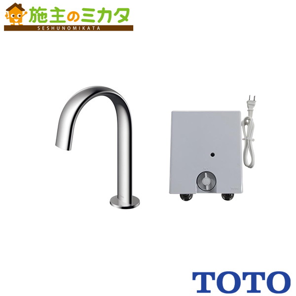 EOTOTO - TOTO　台付自動水栓 アクアオート　TLE24SS1W TOTO TLE24SS1W 台付自動水栓（発電・サーモスタット混合水栓